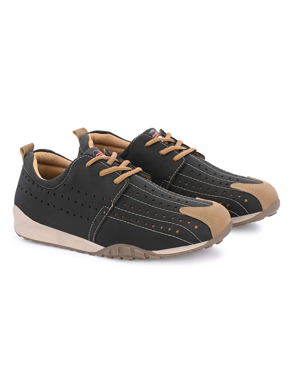 men black lace up sneaker - 22594716 -  Standard Image - 1