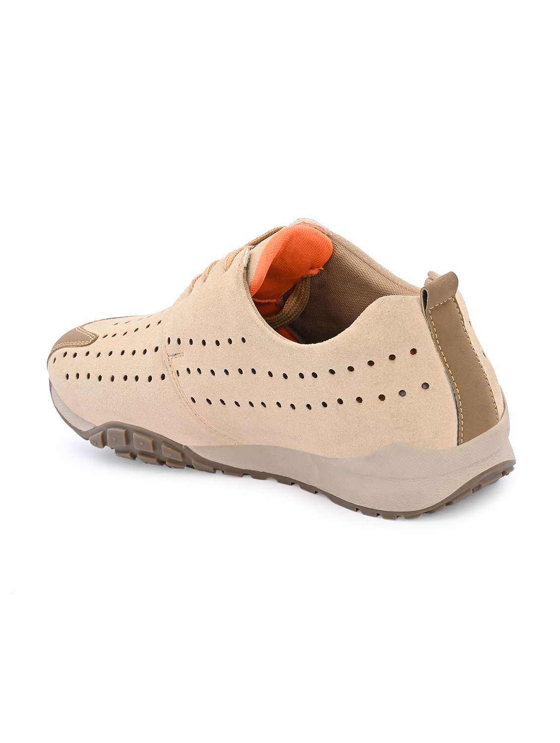 men beige lace up sneaker - 22594717 -  Standard Image - 4