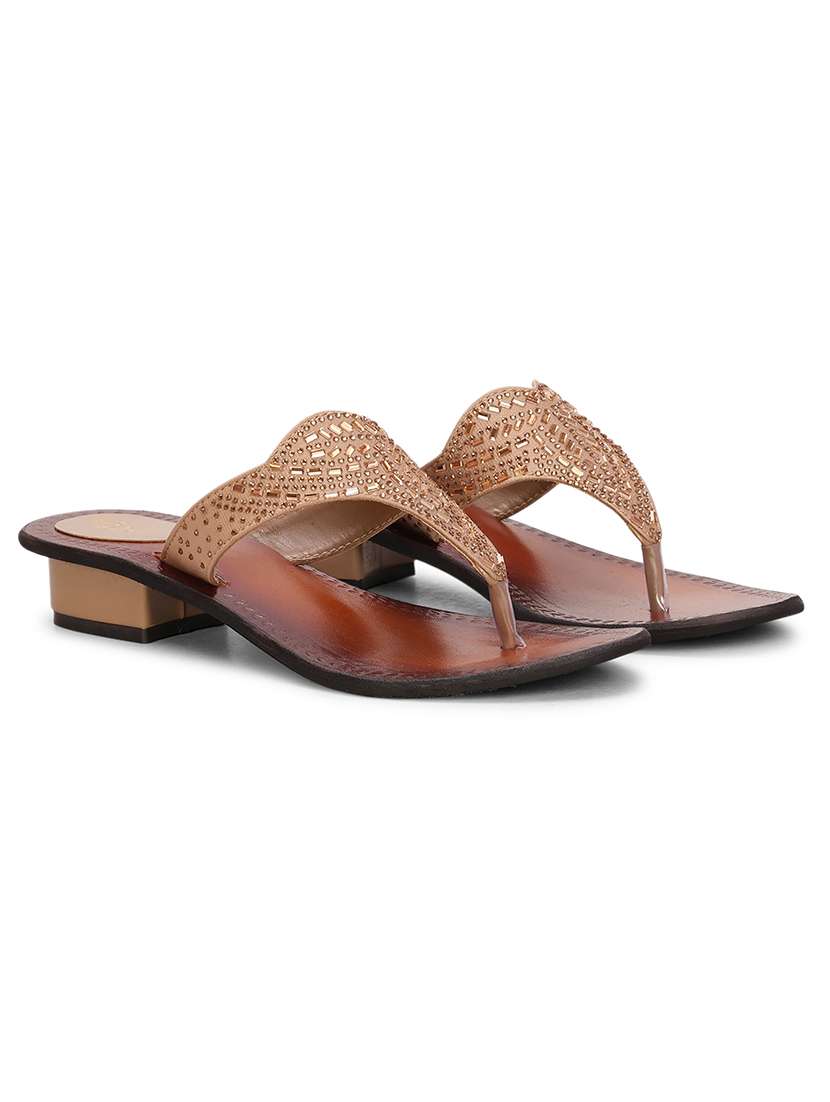 women embellished toe separator sandal - 22594769 -  Standard Image - 1