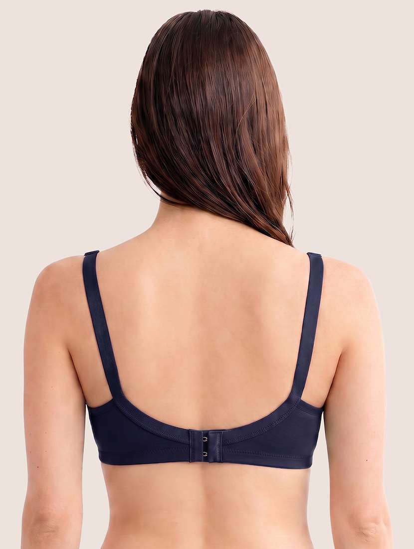 women pack of 2 solid full coverage regular bra - 22594857 -  Standard Image - 4