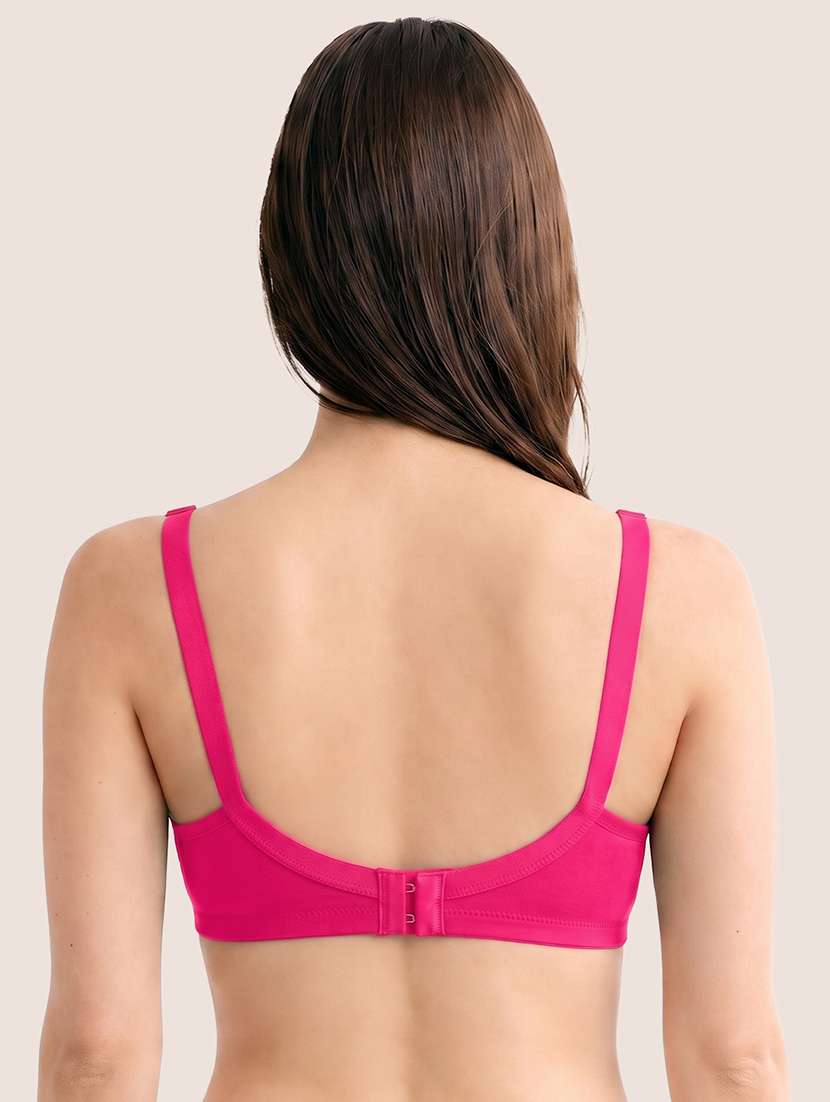 women pack of 3 solid full coverage regular bra - 22594861 -  Standard Image - 4