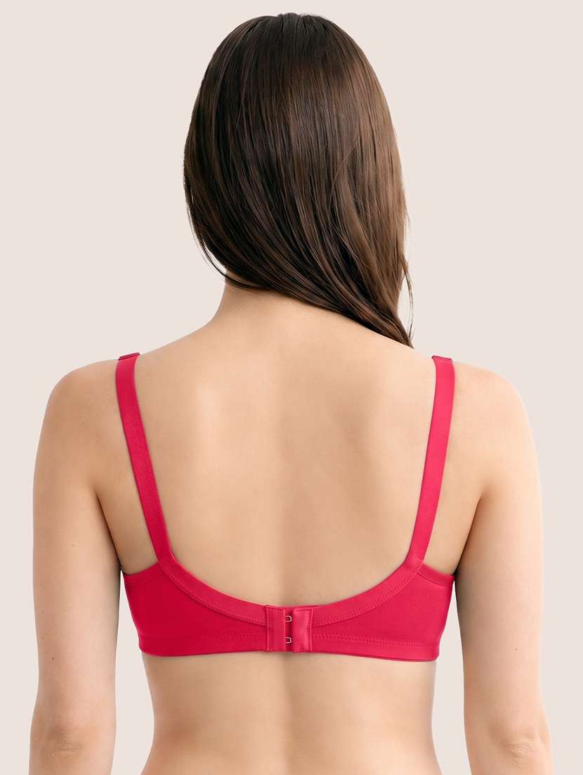 women pack of 3 solid full coverage regular bra - 22594862 -  Standard Image - 4