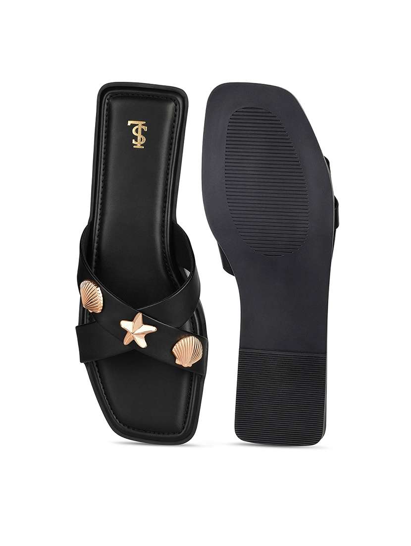 Women Embellished Slip On Flats - 22594863 -  Standard Image - 4