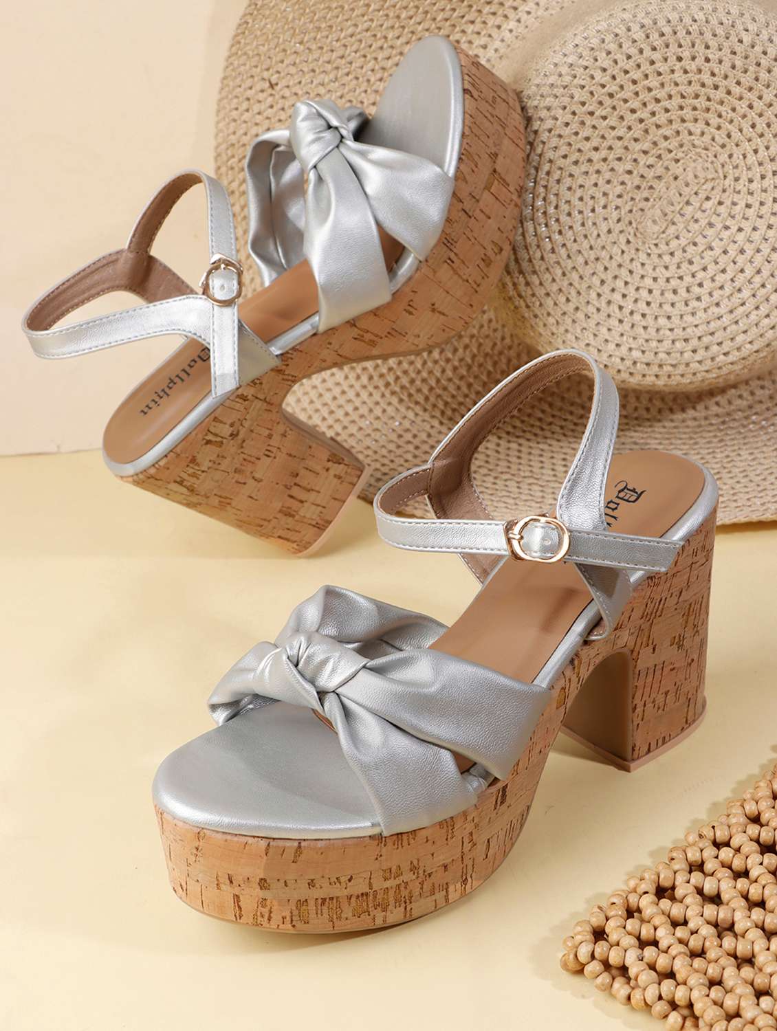 women solid ankle strap sandal