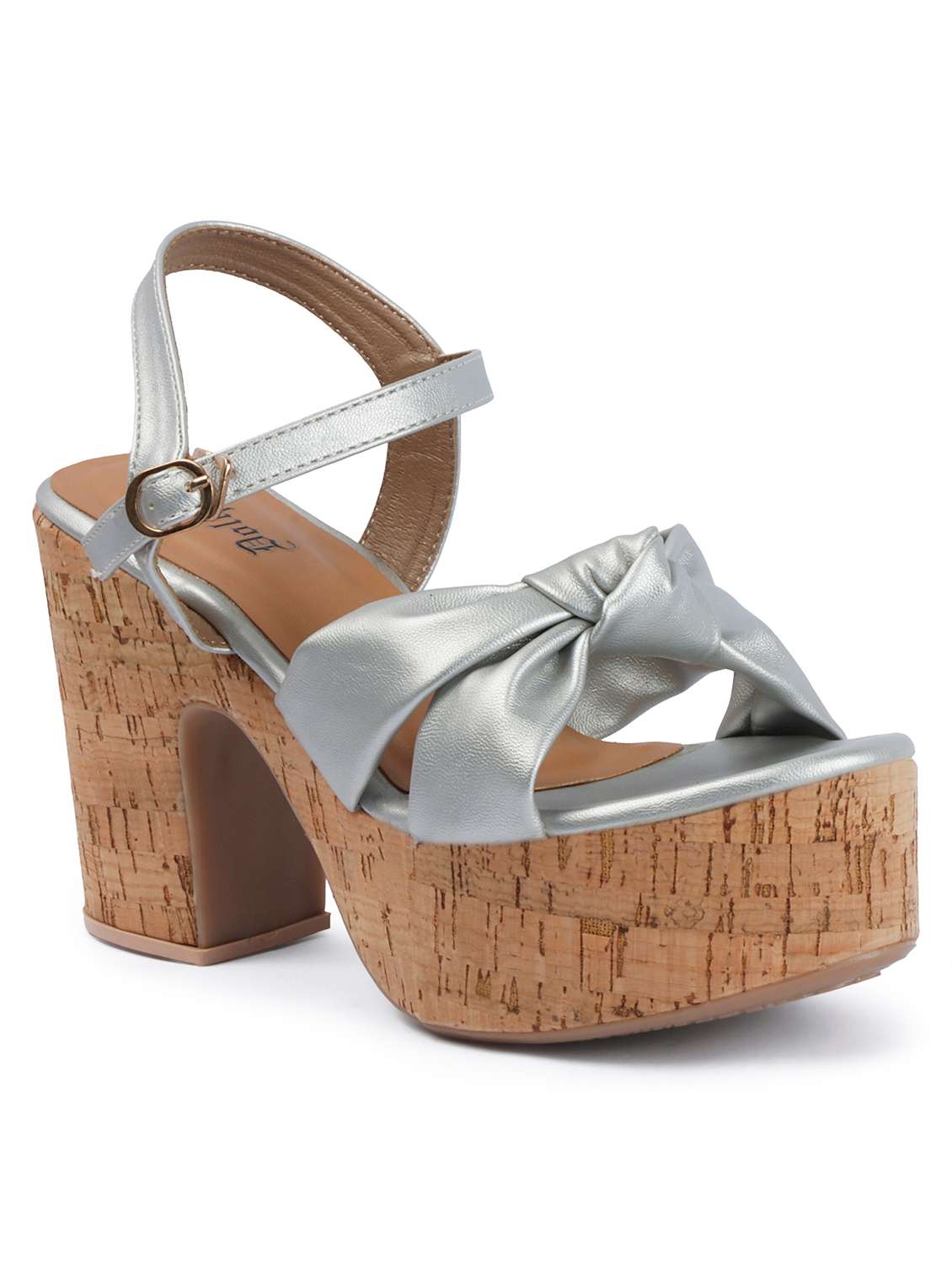 Women Solid Ankle Strap Sandal - 22594892 -  Standard Image - 1