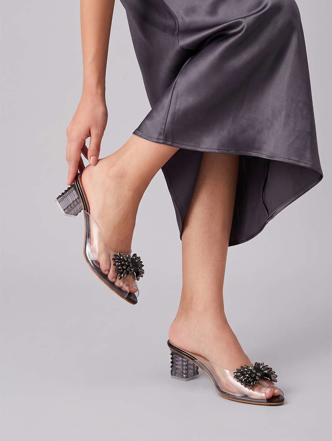 women embellished slip on mules - 22594894 -  Standard Image - 4