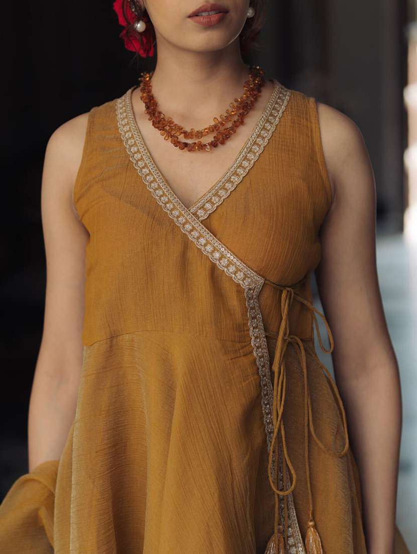 women embellished kurta sharara set with dupatta - 22595925 -  Standard Image - 1