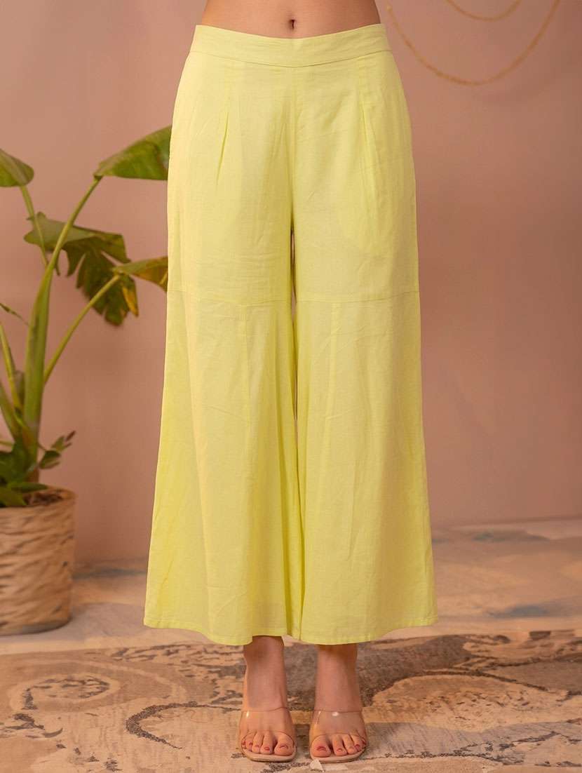 Women Embroidered Sleeveless Kurta Palazzo Set With Dupatta - 22596002 -  Standard Image - 4