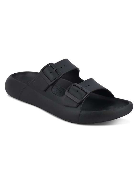 men solid slip on slider - 22596031 -  Standard Image - 1