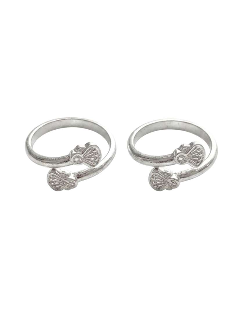 Women Oxidised Adjustable Toe Ring Set - 22596186 -  Standard Image - 1