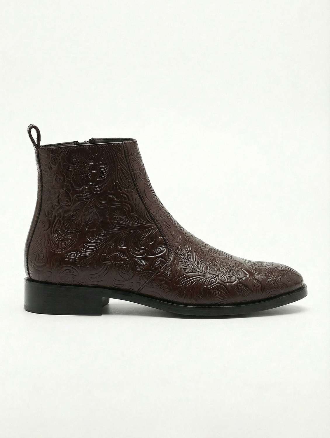 men textured high ankle boots - 22596198 -  Standard Image - 1