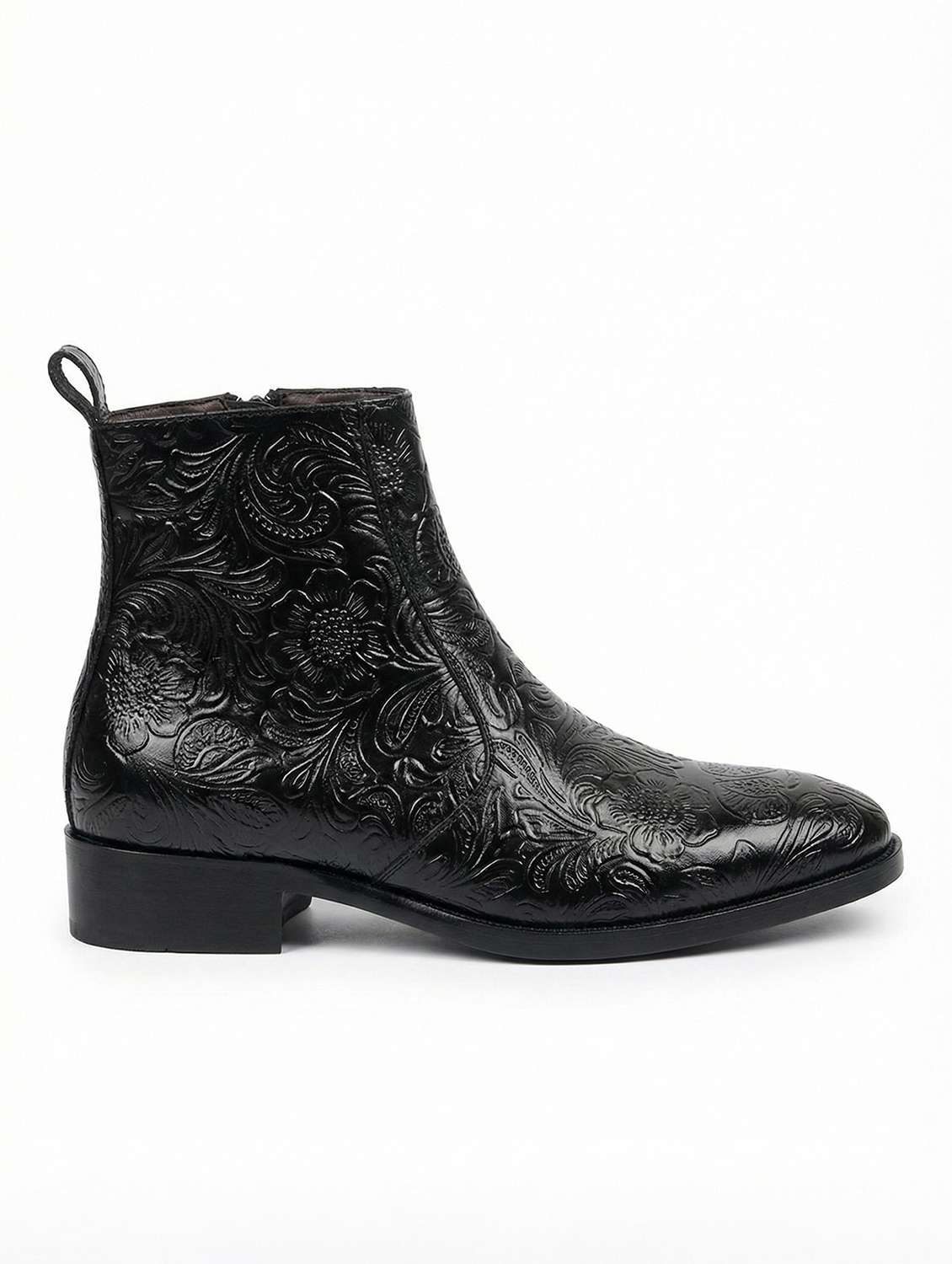 men textured high ankle boots - 22596199 -  Standard Image - 1