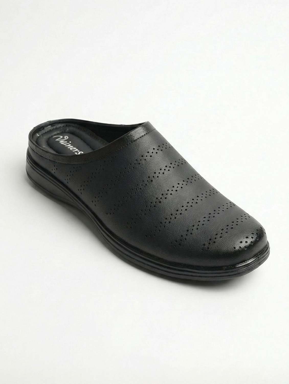 men textured slip on mule - 22596212 -  Standard Image - 1