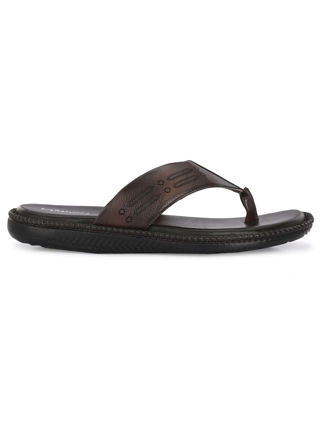 Men Solid Toe Separator Slip On Sandal - 22596219 -  Standard Image - 1