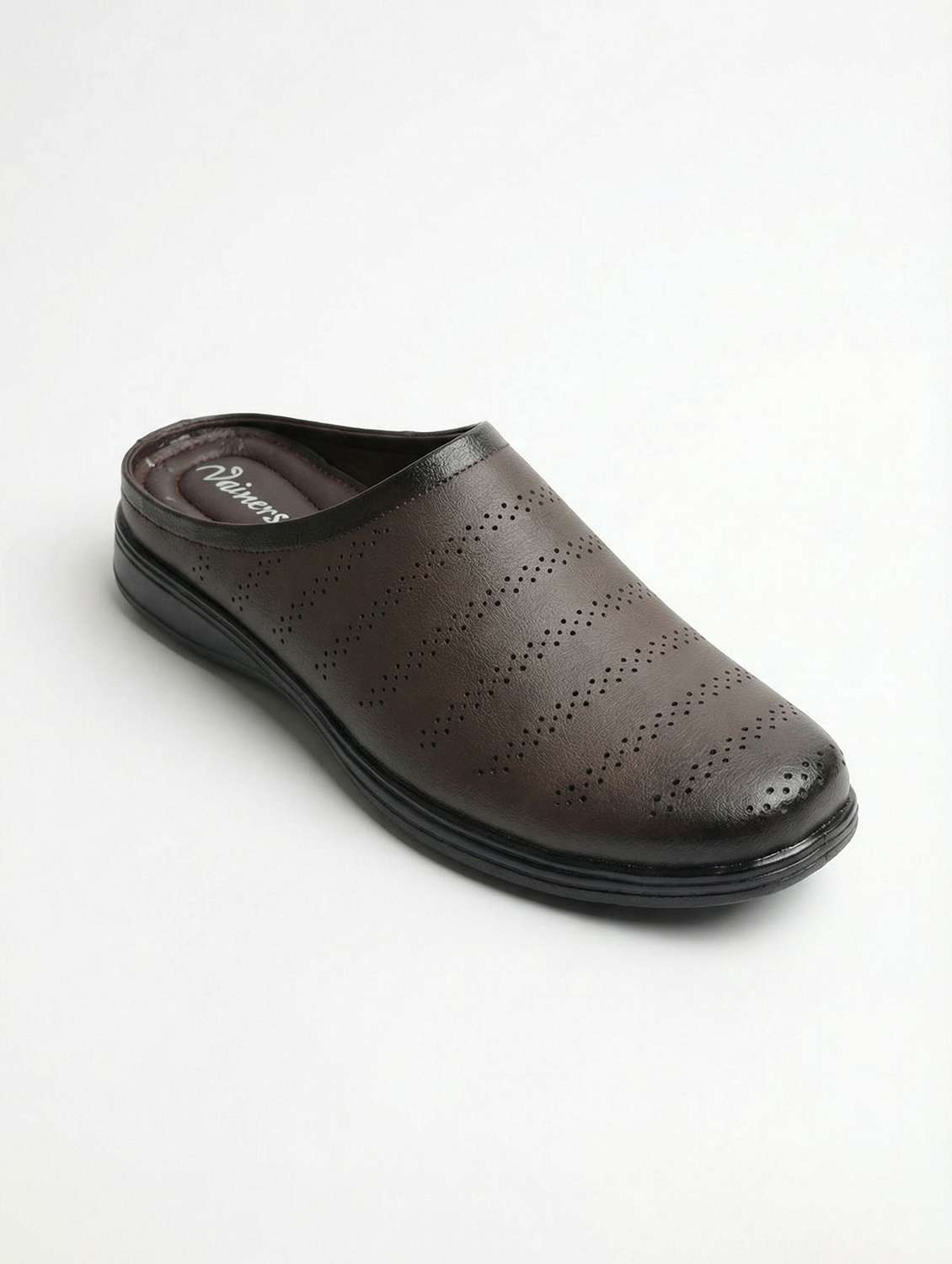 men textured slip on sandal - 22596238 -  Standard Image - 1