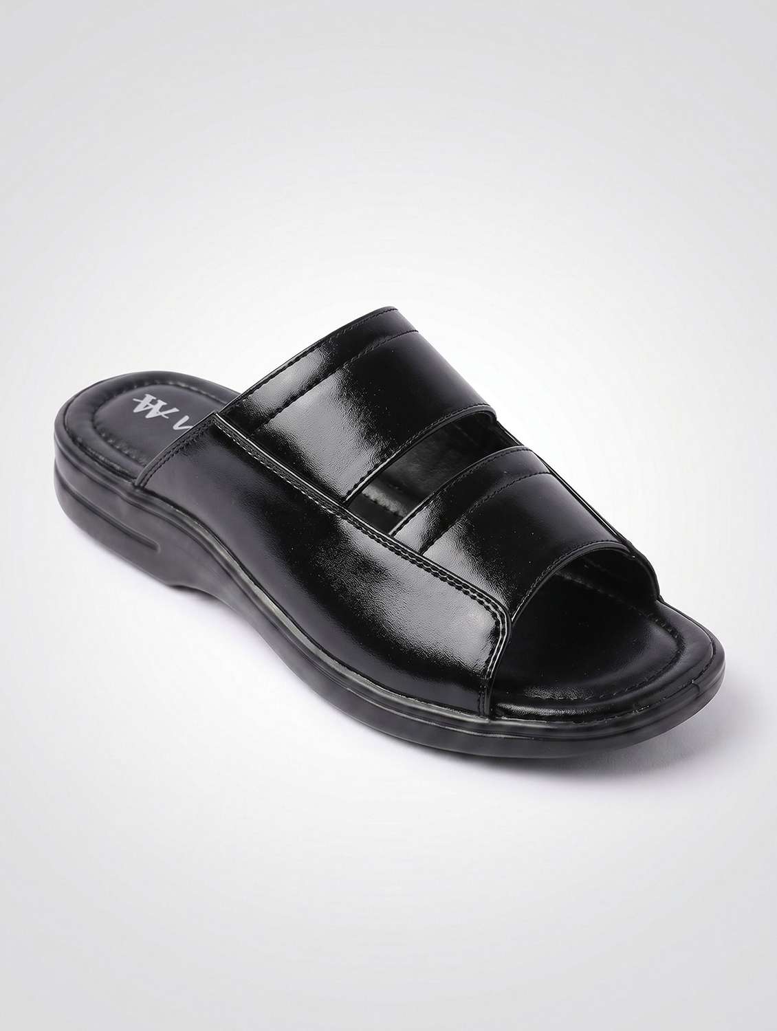 men solid slip on sandal - 22596239 -  Standard Image - 1