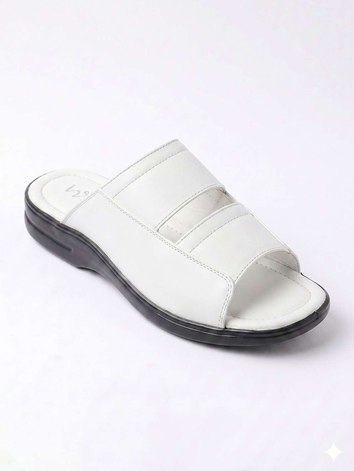 men solid slip on sandal - 22596240 -  Standard Image - 1