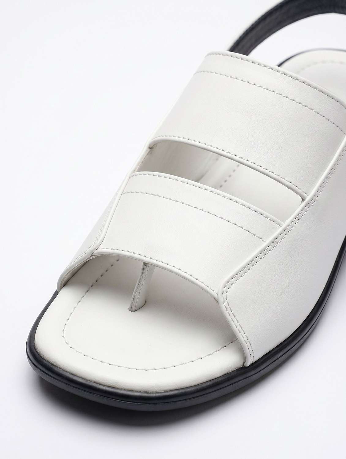 men solid slip on sandal - 22596240 -  Standard Image - 4