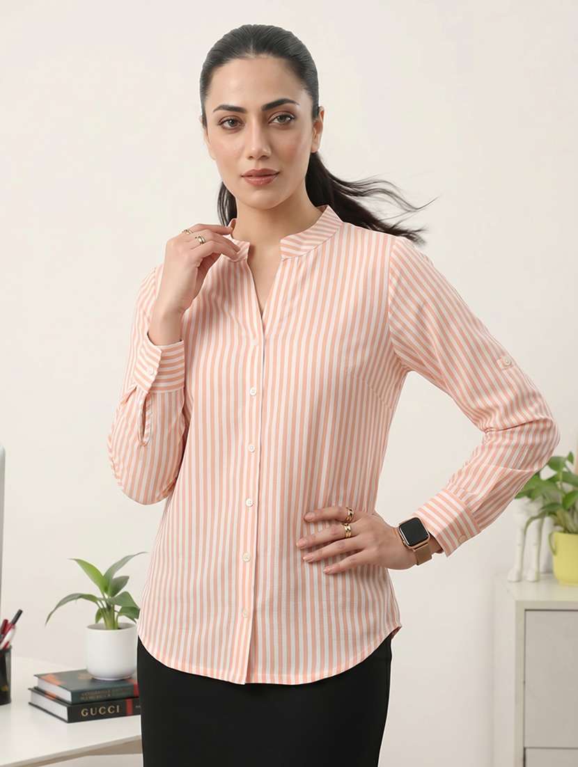 Women Printed Long Sleeves Regular Shirt - 22597754 -  Standard Image - 1