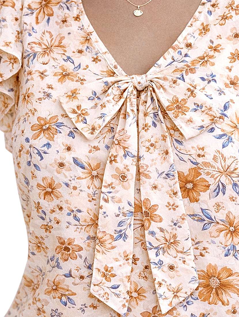 Women Printed Short Sleeves Regular Top - 22597804 -  Standard Image - 1