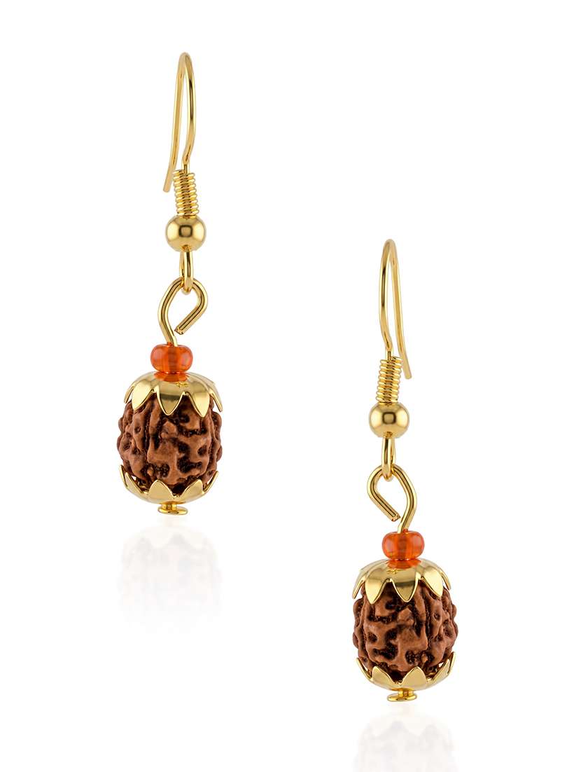 Gold Multi Color Drop Earrings - 22597878 -  Standard Image - 1