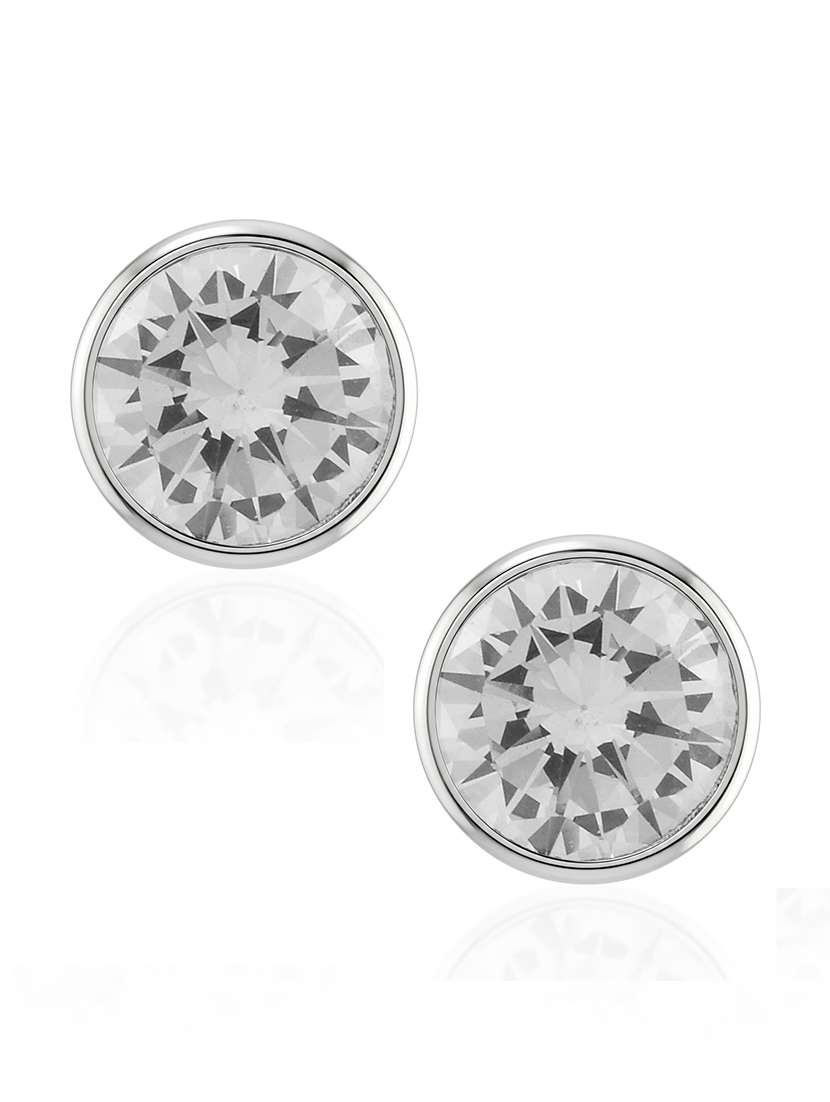 Women Silver Fashion Jewellery Studs - 22597879 -  Standard Image - 1