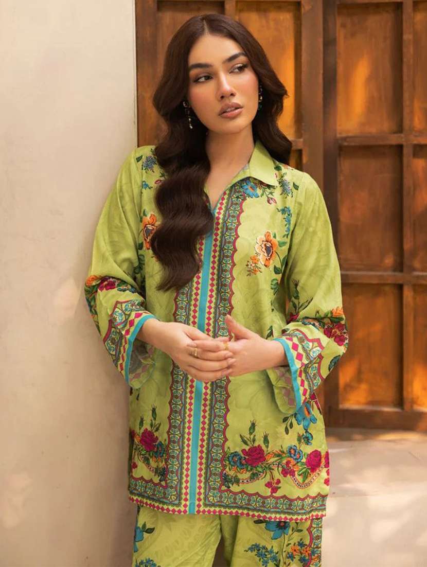 Women Printed Long Sleeves Ethnic Co-ord Set - 22598079 -  Standard Image - 1