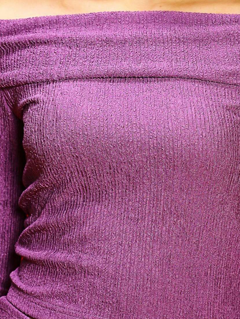 women self design long sleeves regular top - 22598141 -  Standard Image - 1