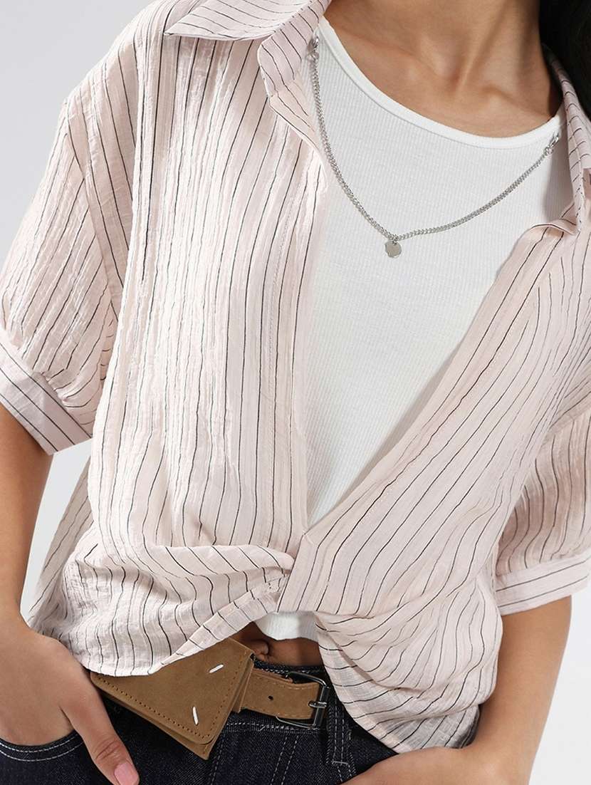 Women Printed Short Sleeves Regular Top - 22598144 -  Standard Image - 1