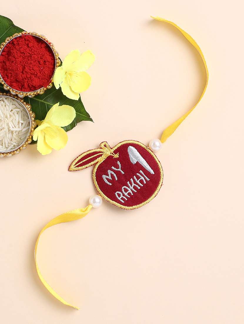 the magic wand apple applique my first rakhi - 22598282 -  Standard Image - 1