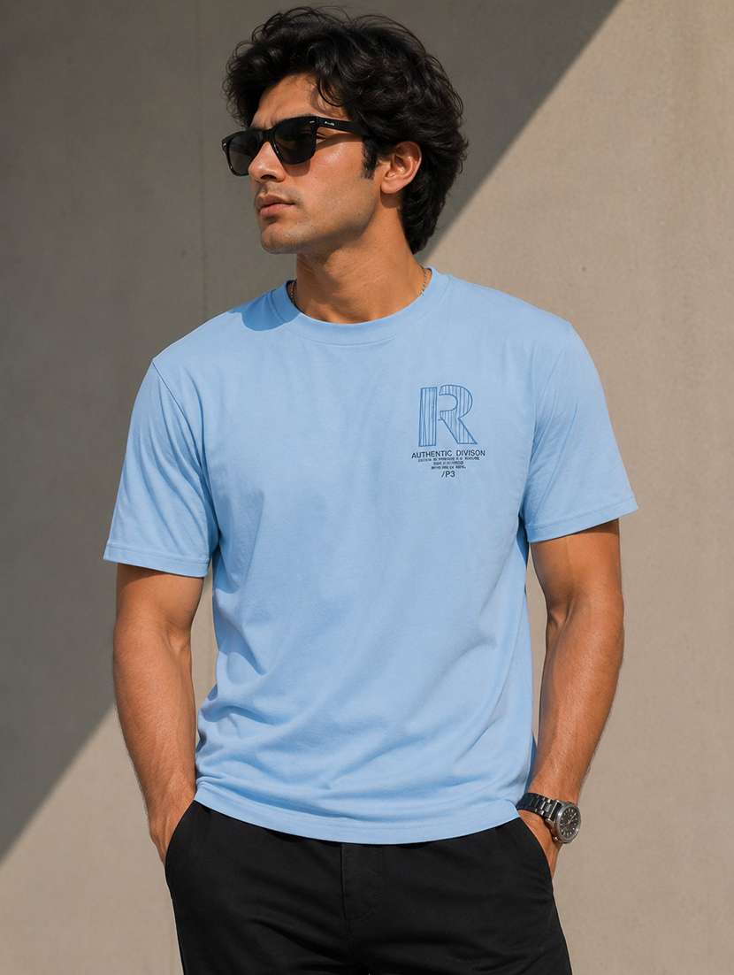 men printed short sleeves regular fit t-shirt - 22598399 -  Standard Image - 1