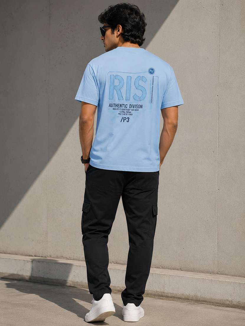 men printed short sleeves regular fit t-shirt - 22598399 -  Standard Image - 4