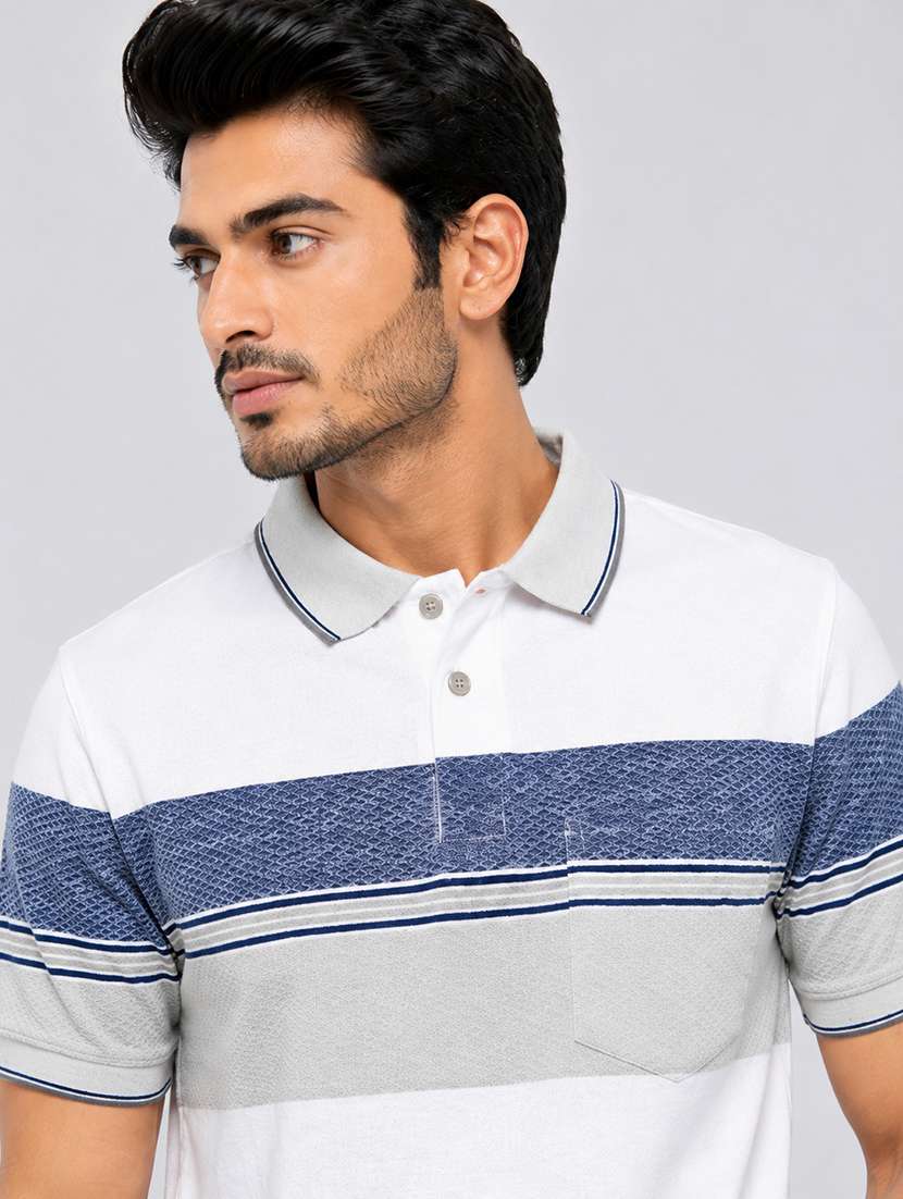 men printed short sleeves polo t-shirt - 22598406 -  Standard Image - 1