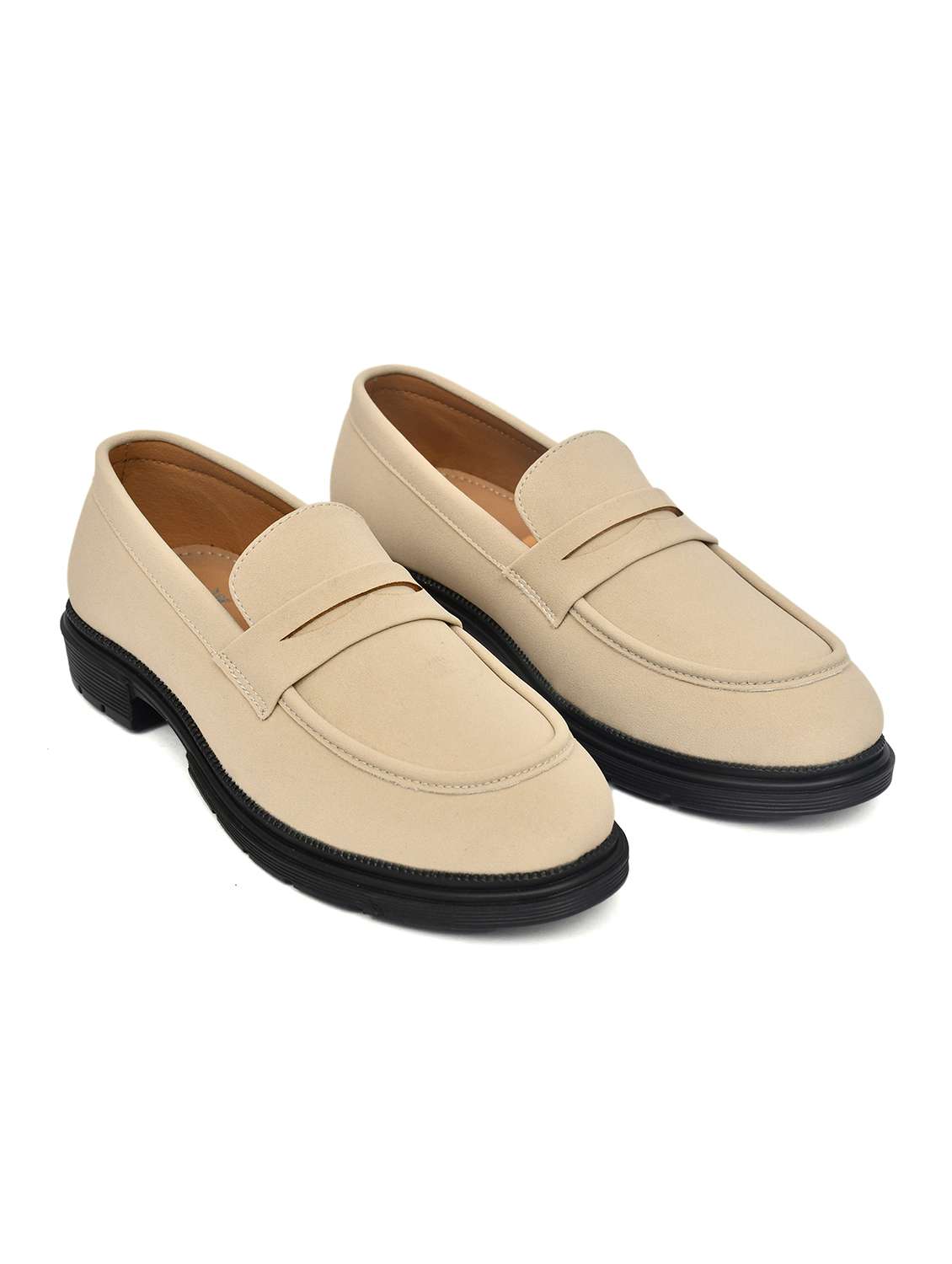 men solid slip on loafer - 22601122 -  Standard Image - 1