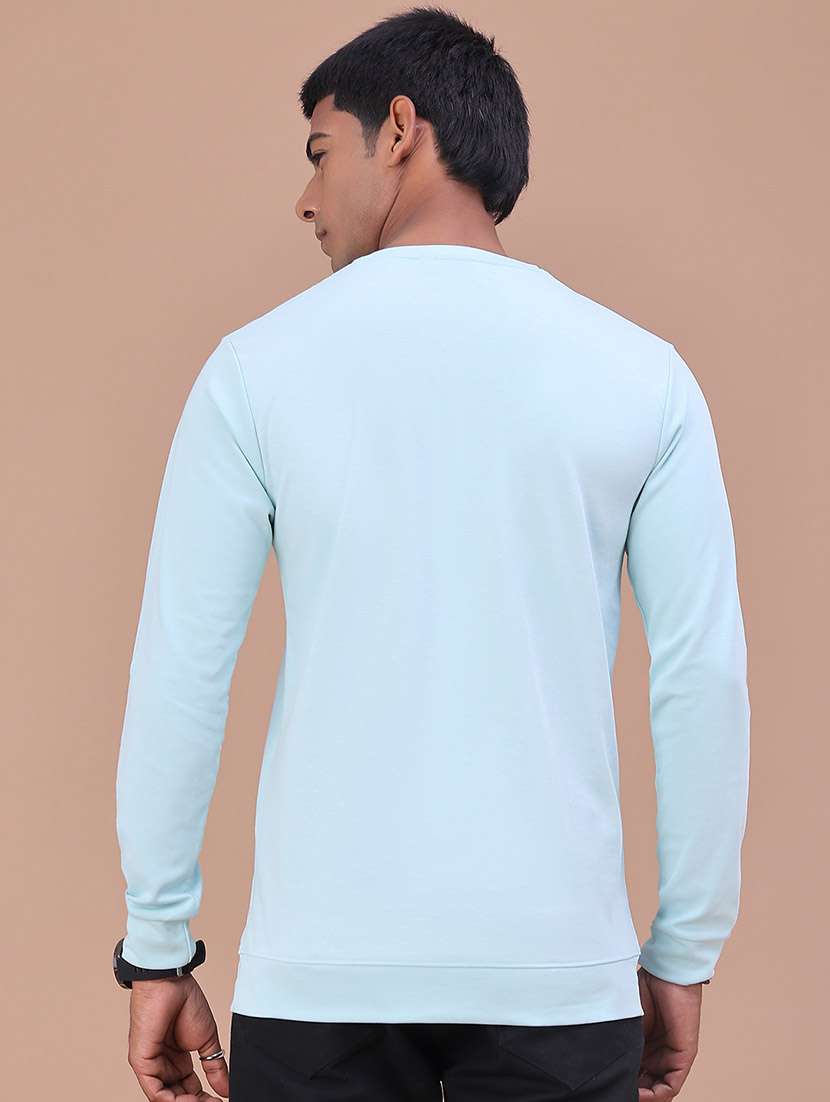 Men Solid Long Sleeves Slim Fit T-shirt - 22601312 -  Standard Image - 4