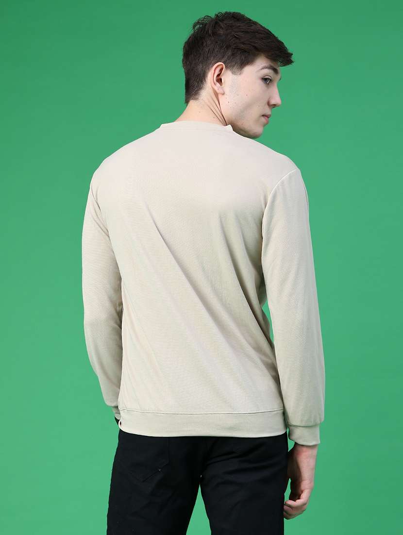 Men Solid Long Sleeve Regular Fit T-shirt - 22601622 -  Standard Image - 4