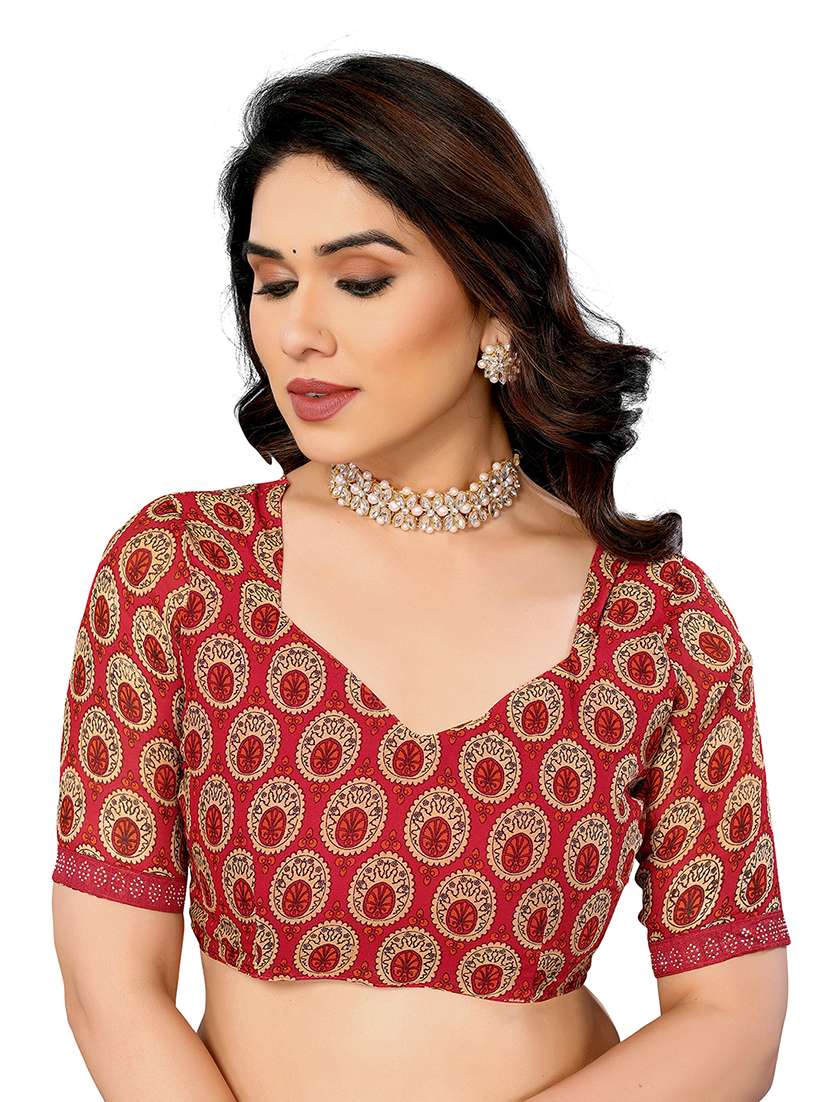 Women Pack Of 2 Printed Combo Saree With Blouse - 22602016 -  Standard Image - 4