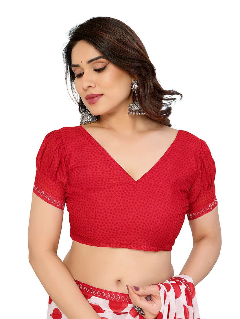 Women Pack Of 2 Printed Combo Saree With Blouse - 22602047 -  Standard Image - 4