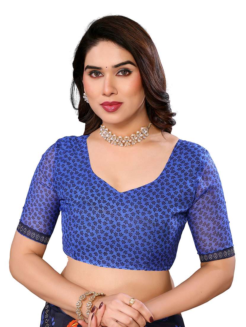 women pack of 2 printed combo saree with blouse - 22602128 -  Standard Image - 4