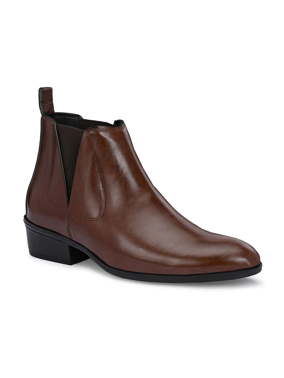 Men Brown Slip On Boot - 22602467 -  Standard Image - 1