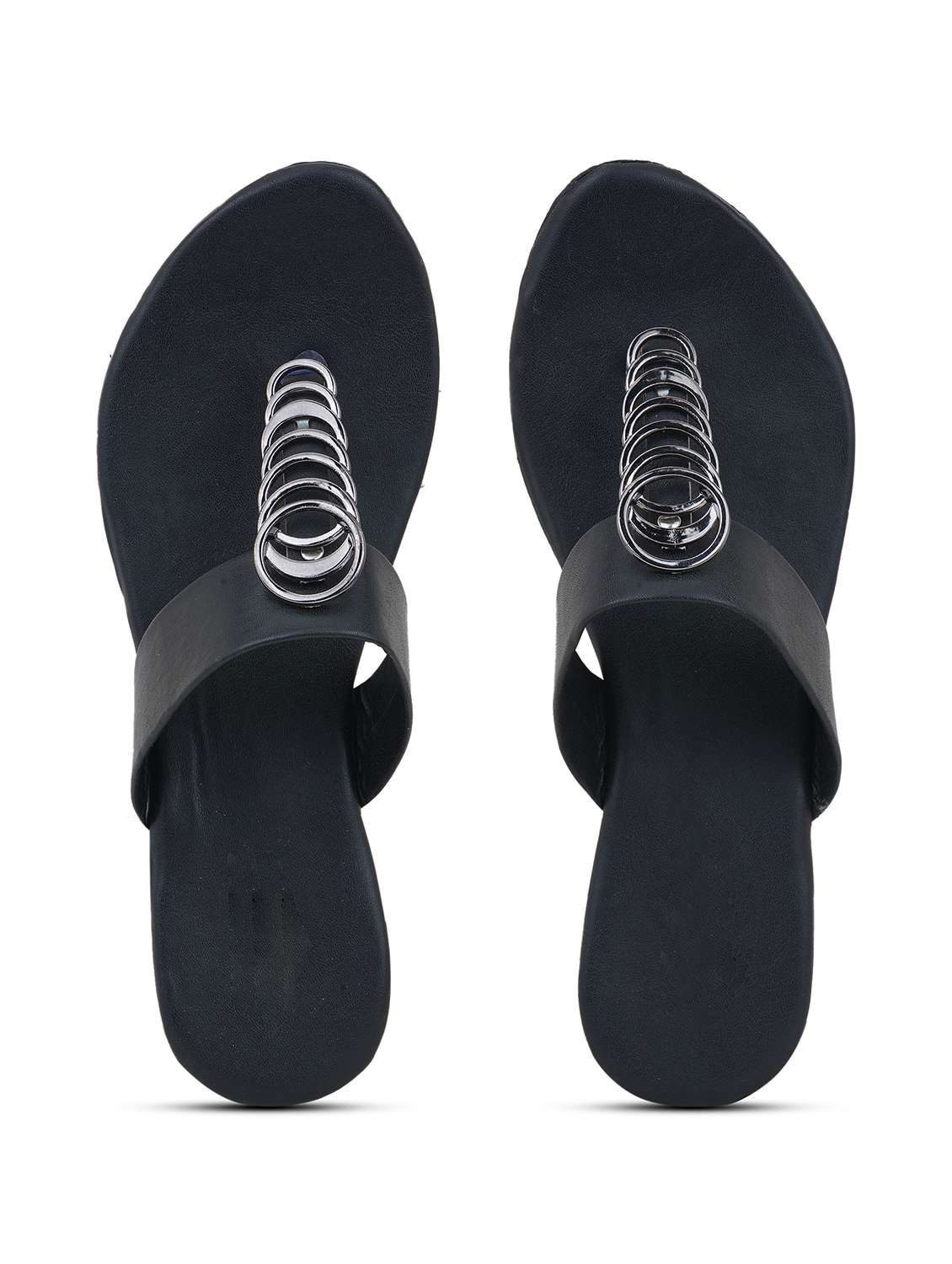Women Embellished Toe Separator Flats - 22602661 -  Standard Image - 4