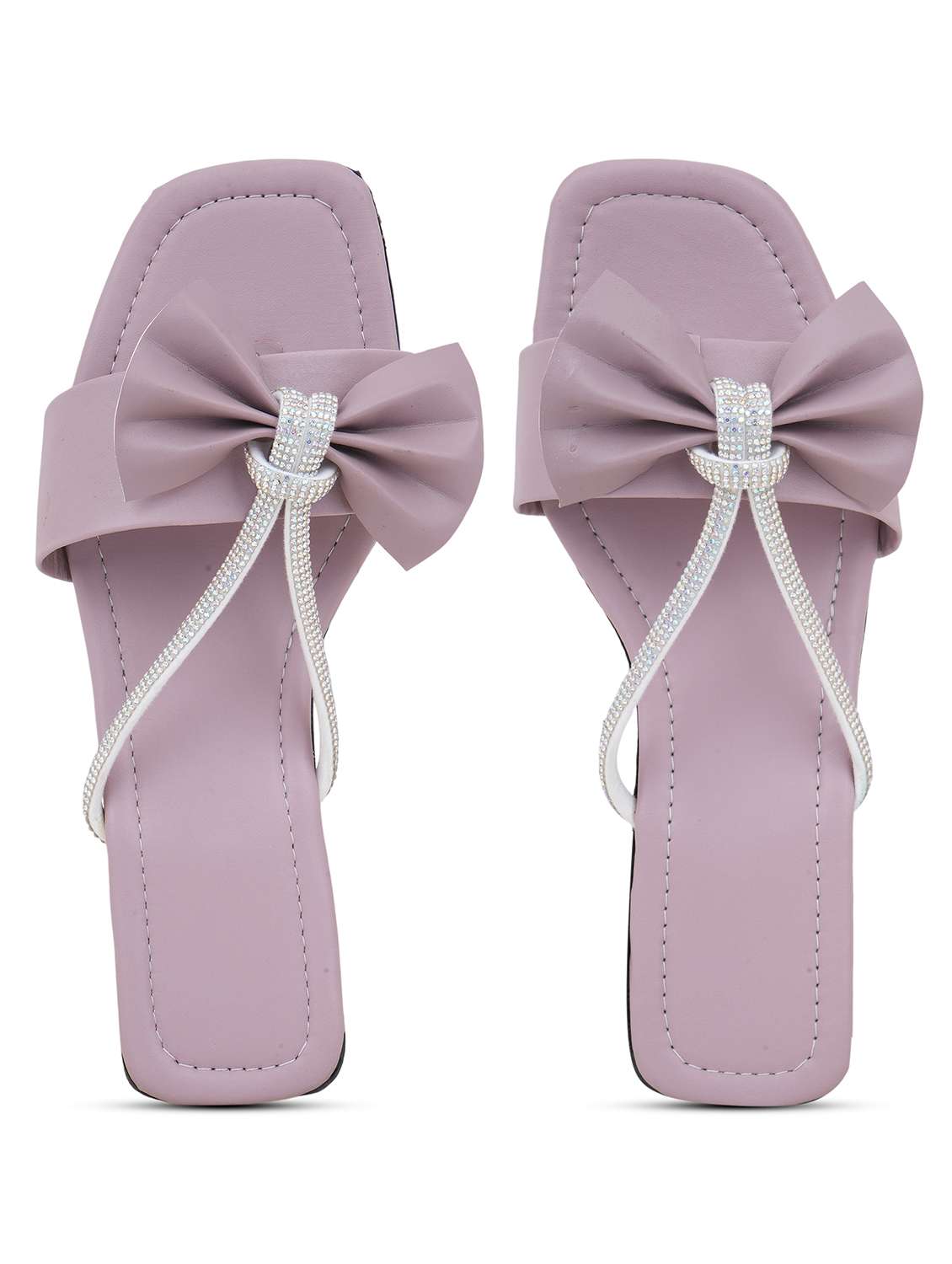 women embellished toe separator flats - 22602678 -  Standard Image - 4