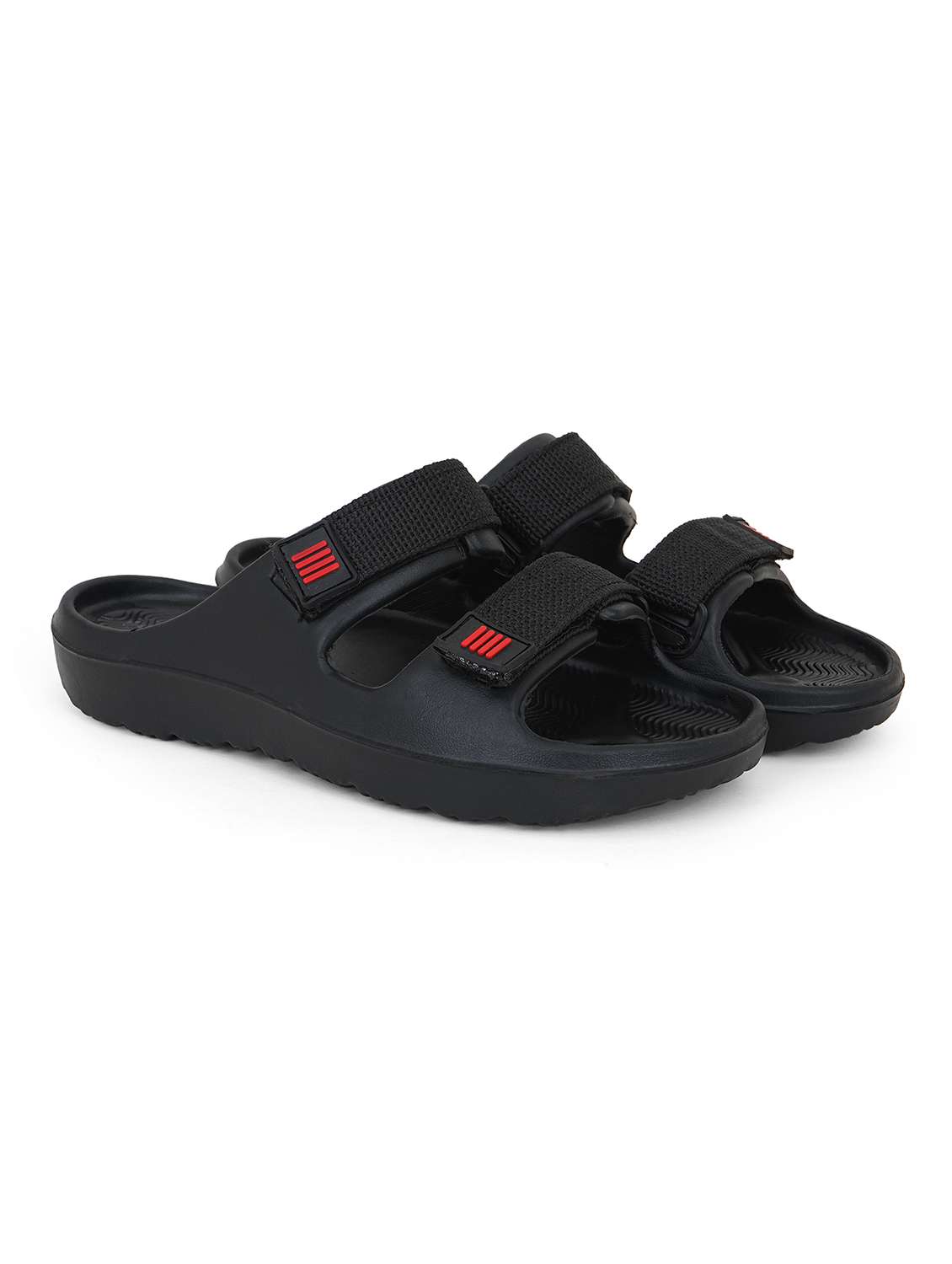 men textured slip on slider - 22602721 -  Standard Image - 1