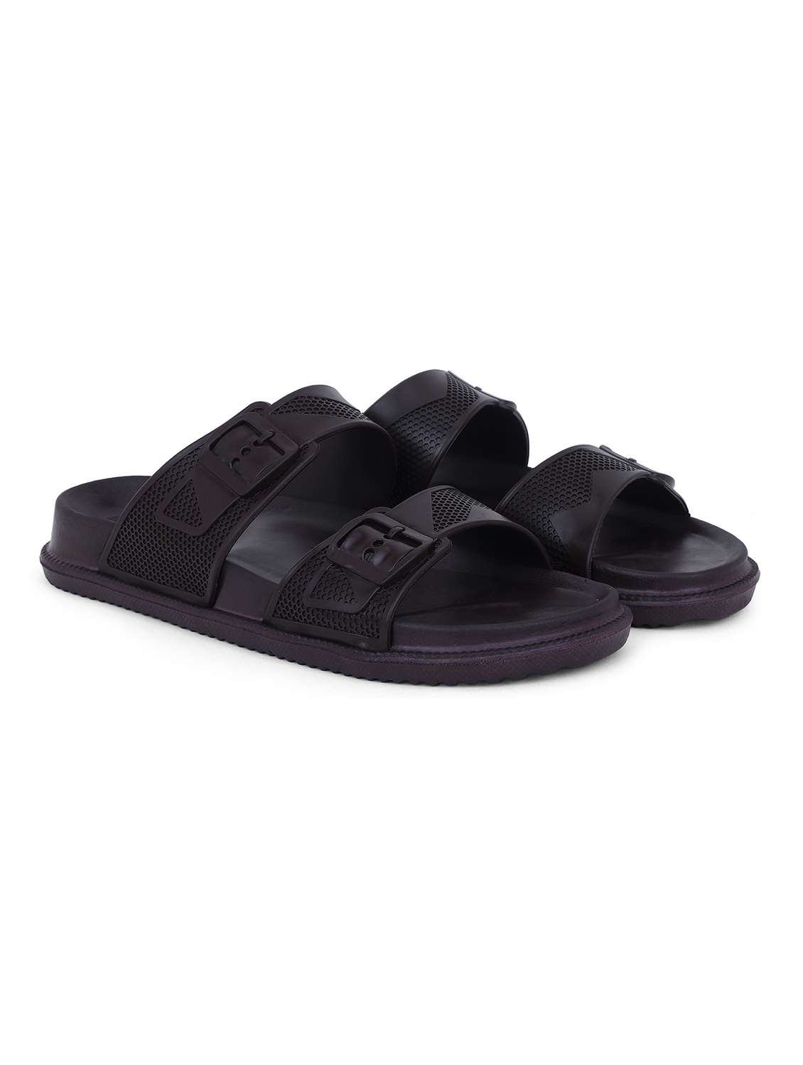 Men Textured Slip On Slider - 22602733 -  Standard Image - 1