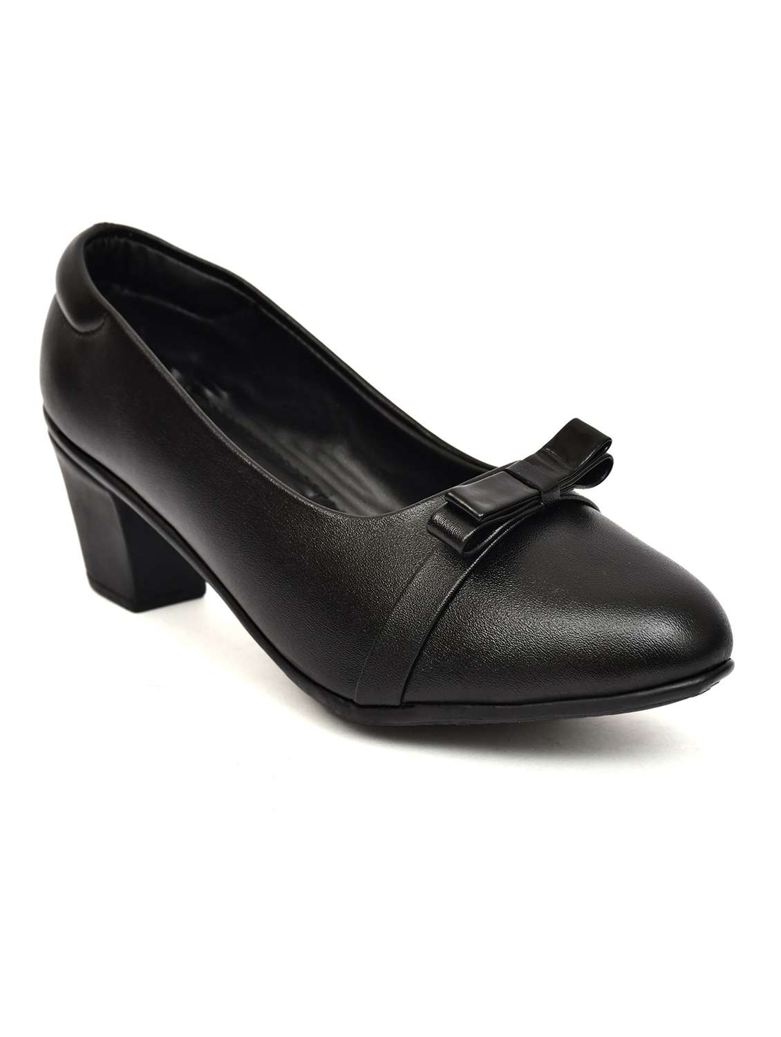 Women Solid Slip On Pumps - 22602831 -  Standard Image - 1