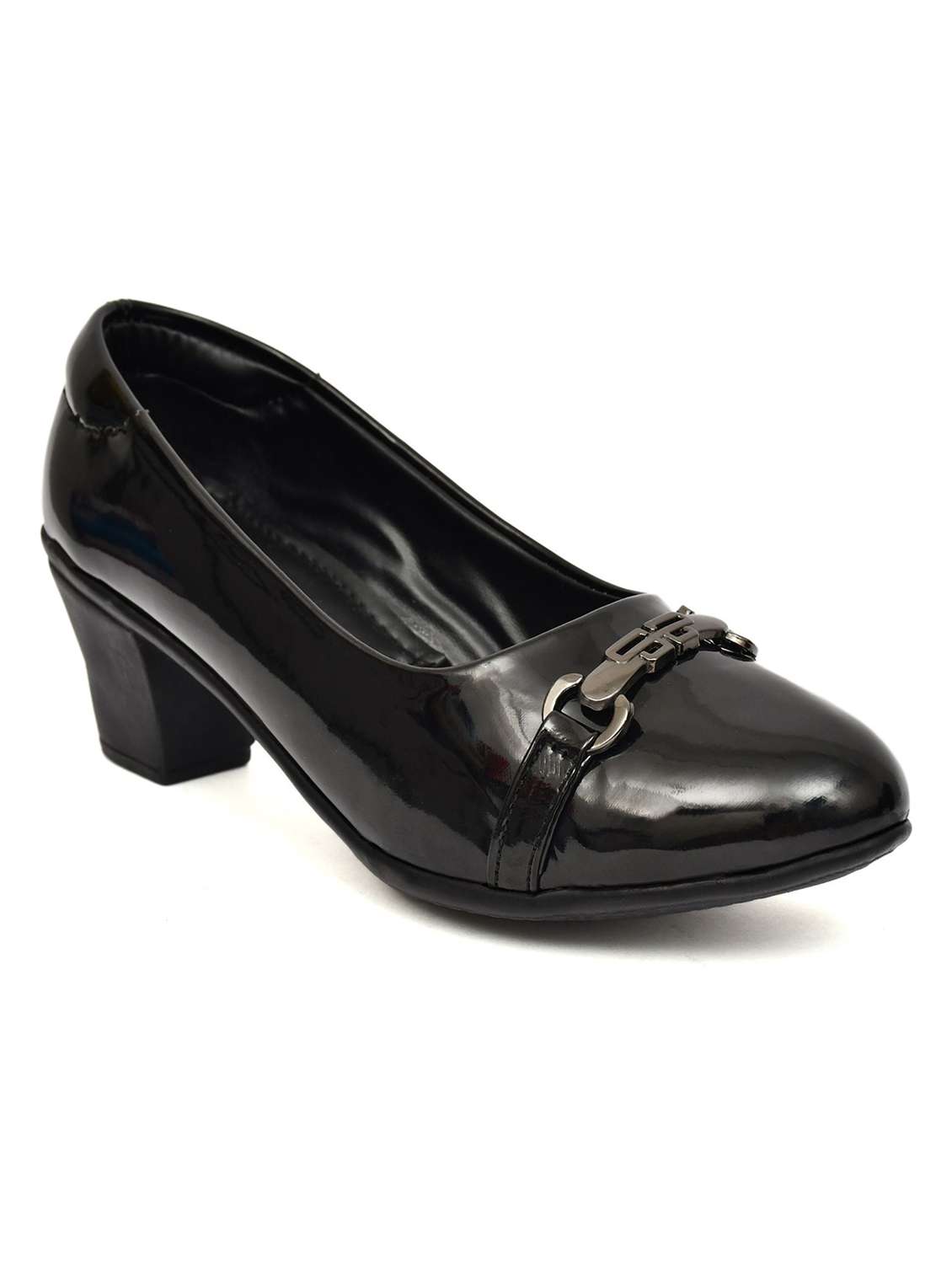 Women Solid Slip On Pumps - 22602832 -  Standard Image - 1