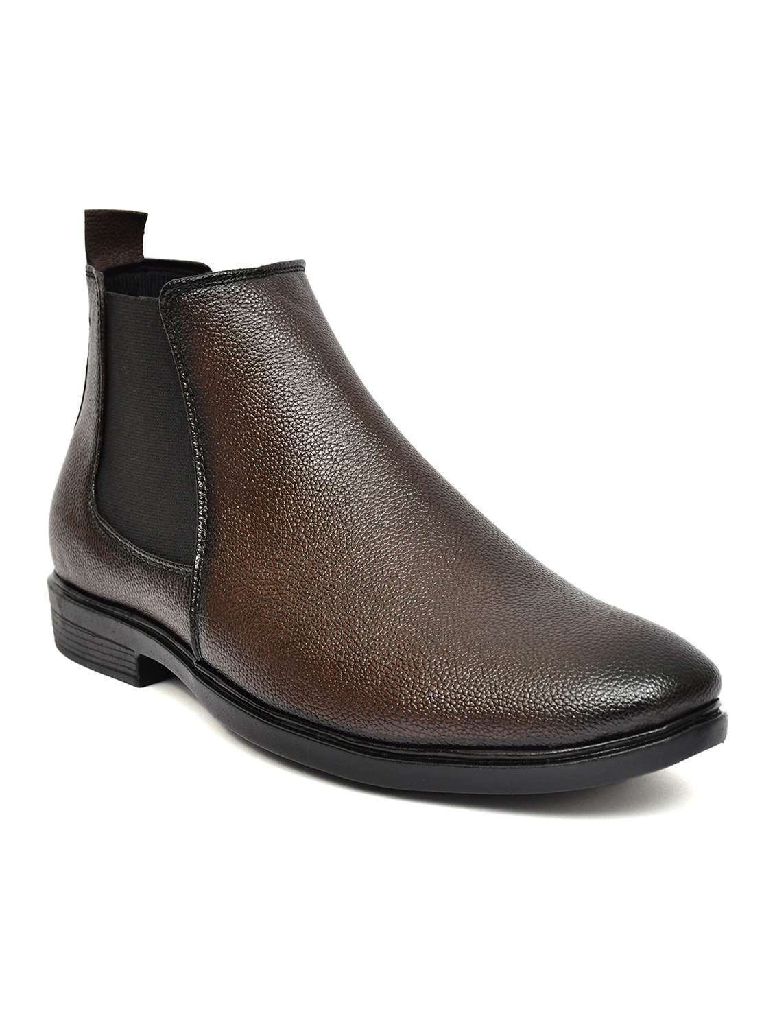 men textured high ankle boots - 22602843 -  Standard Image - 1