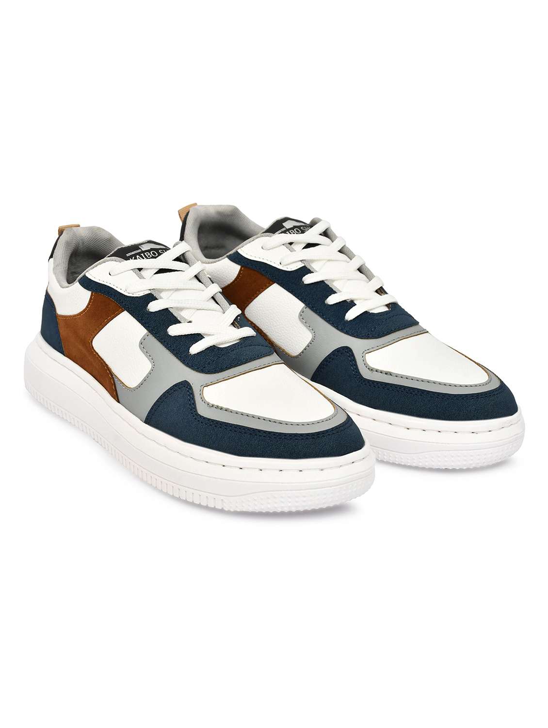 men color block lace up sneaker - 22602853 -  Standard Image - 1