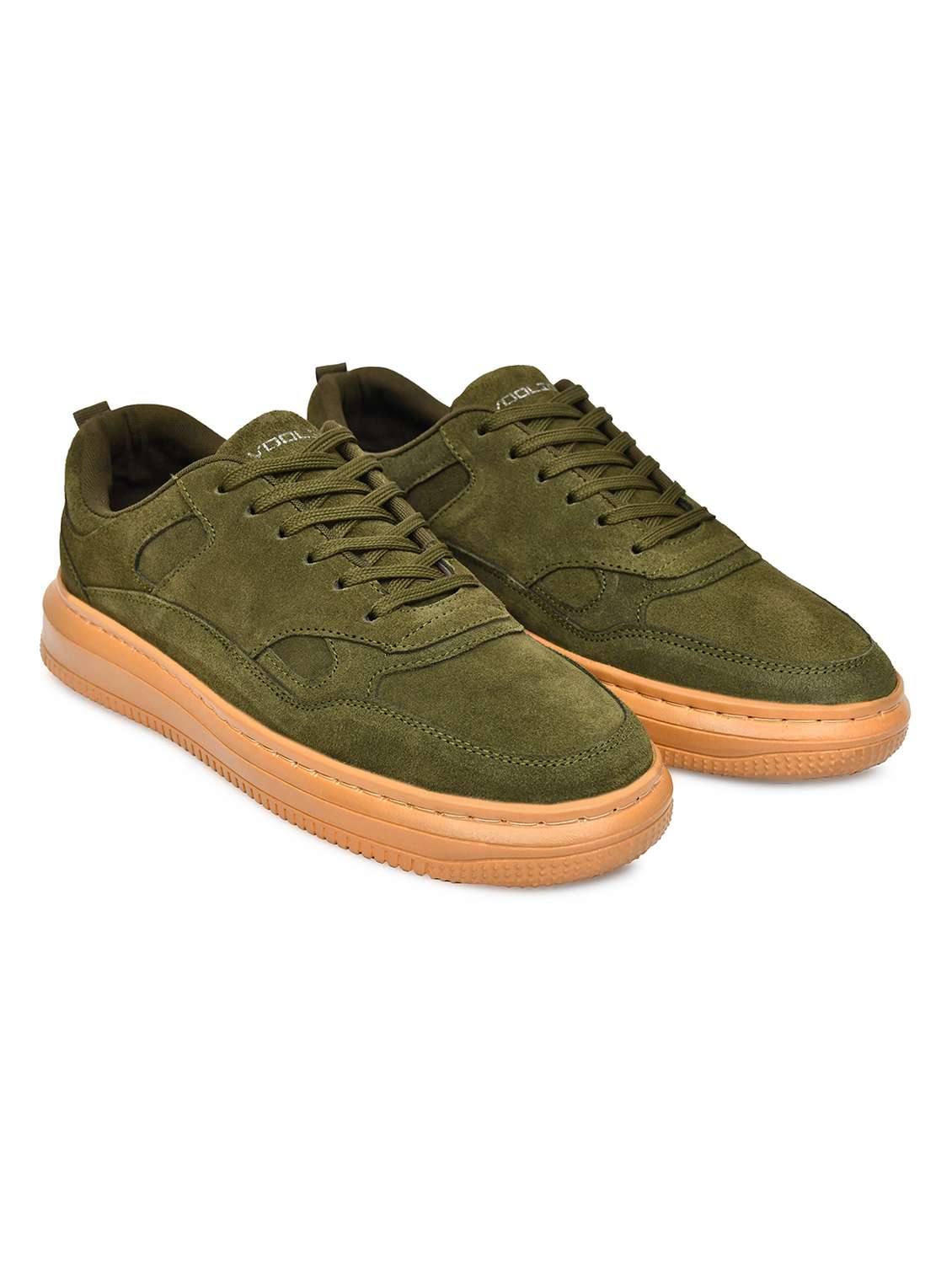 men solid lace up sneaker - 22602864 -  Standard Image - 1