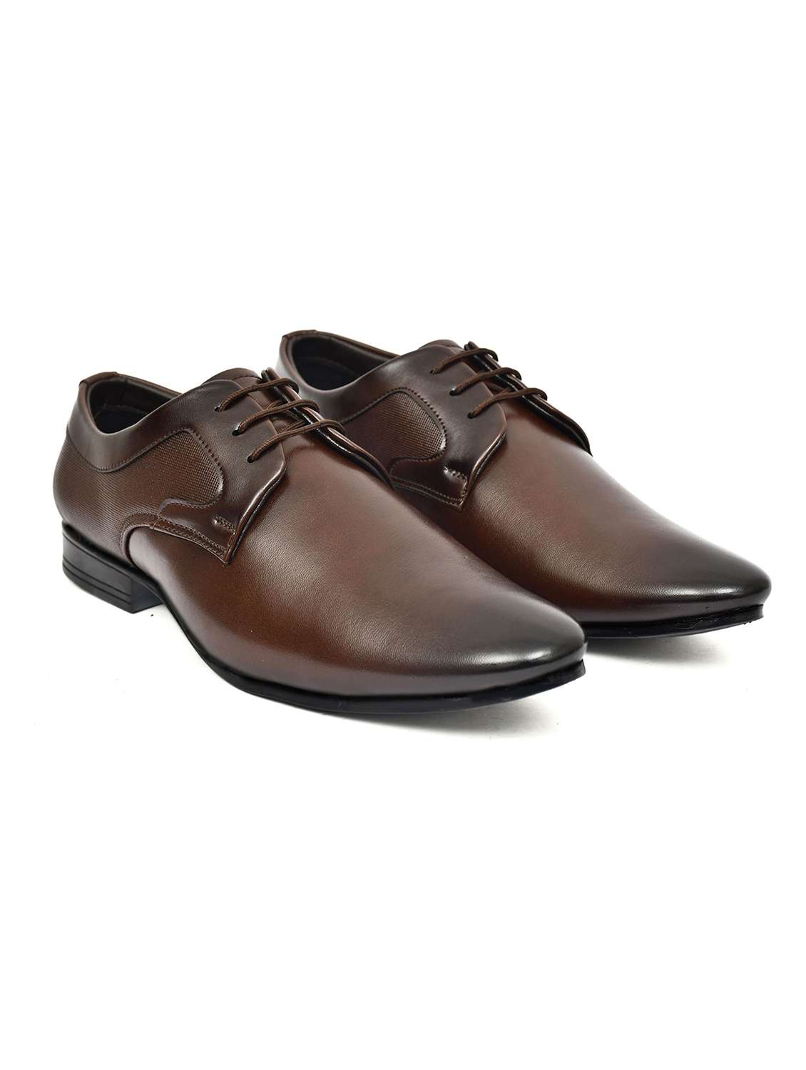 men brown lace-up oxford - 22602878 -  Standard Image - 1